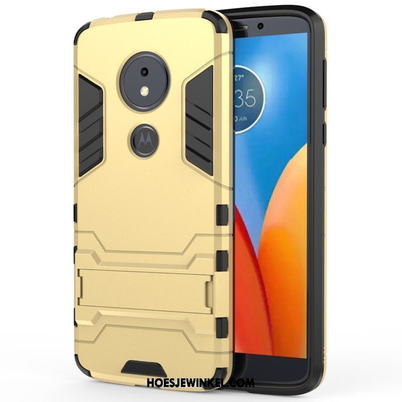 Moto E5 Hoesje Grijs Bescherming Hoes, Moto E5 Hoesje Ondersteuning All Inclusive