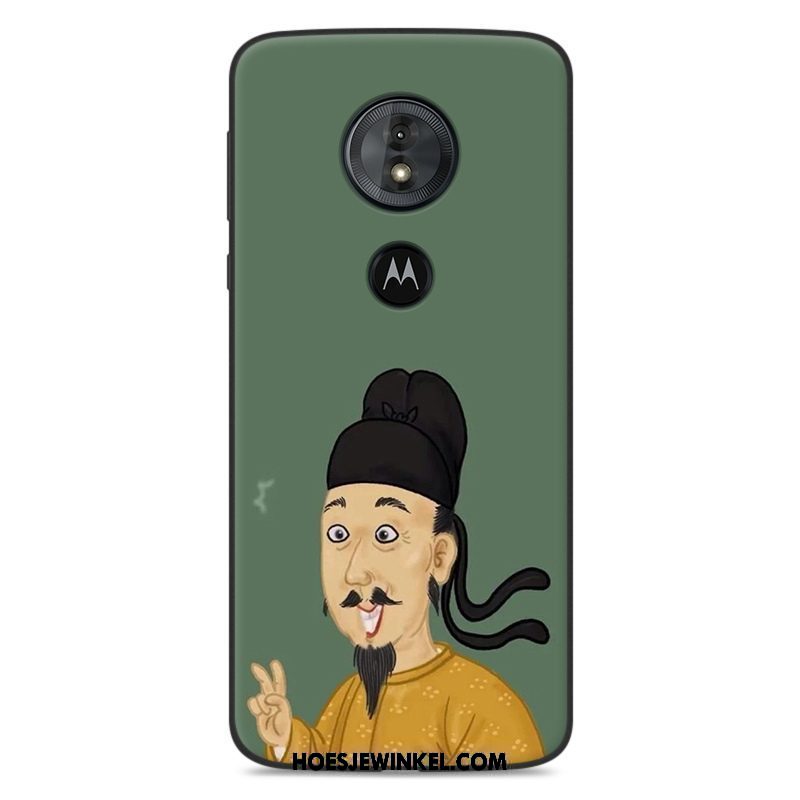 Moto E5 Hoesje Lovers Geel Zacht, Moto E5 Hoesje Mobiele Telefoon Trendy Merk