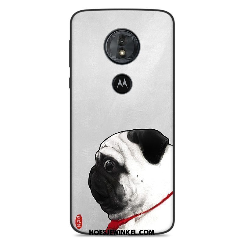 Moto E5 Hoesje Lovers Geel Zacht, Moto E5 Hoesje Mobiele Telefoon Trendy Merk