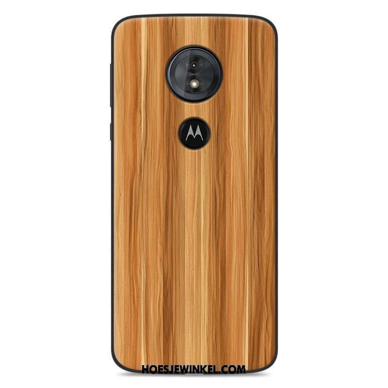 Moto E5 Hoesje Patroon Siliconen Zwart, Moto E5 Hoesje Blauw Bescherming