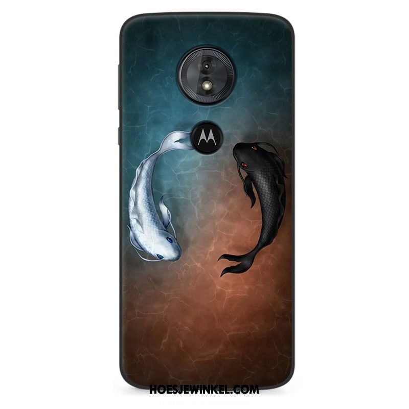 Moto E5 Hoesje Zacht Mobiele Telefoon Roze, Moto E5 Hoesje Hoes Persoonlijk