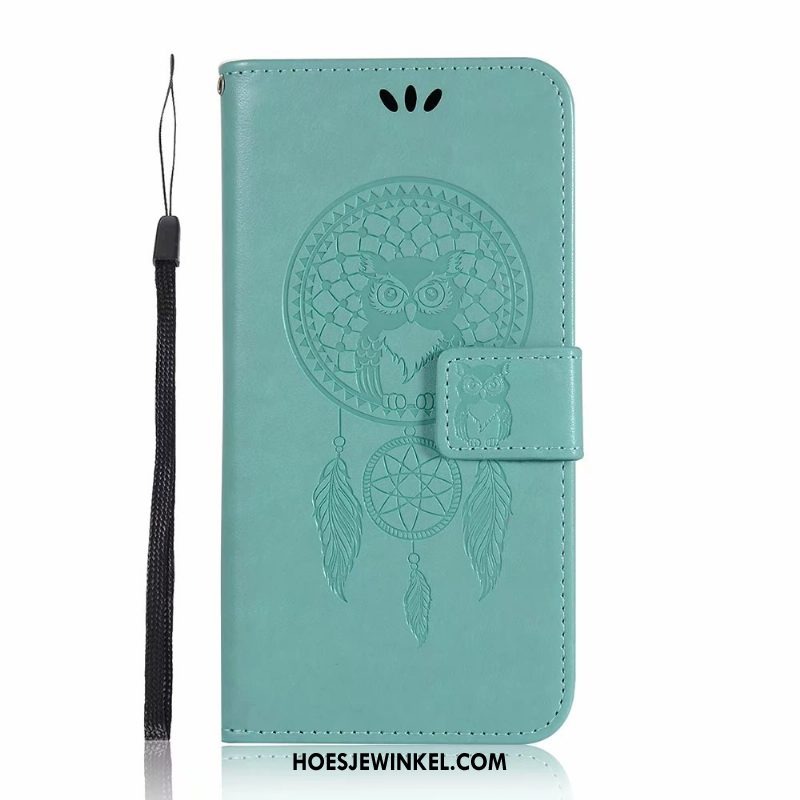 Moto E6 Plus Hoesje Patroon Mobiele Telefoon Bescherming, Moto E6 Plus Hoesje Leren Etui Hoes