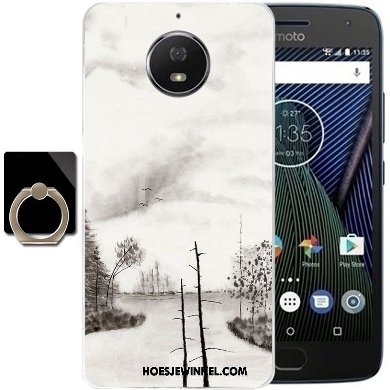 Moto G5s Plus Hoesje Mobiele Telefoon Inkt Wind, Moto G5s Plus Hoesje Bescherming Zacht