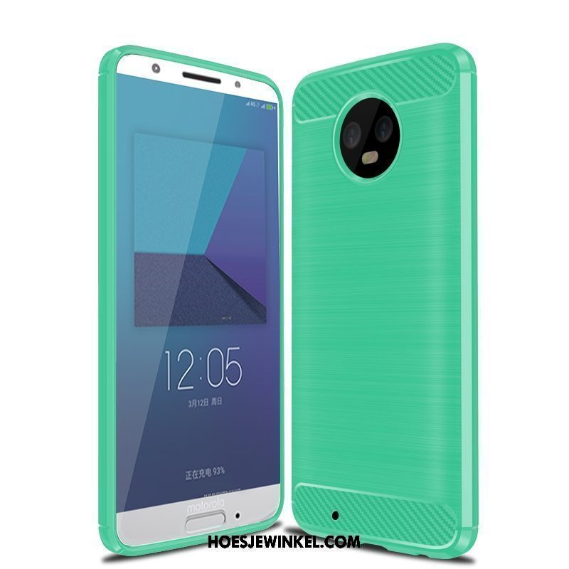 Moto G6 Hoesje Blauw Mobiele Telefoon, Moto G6 Hoesje