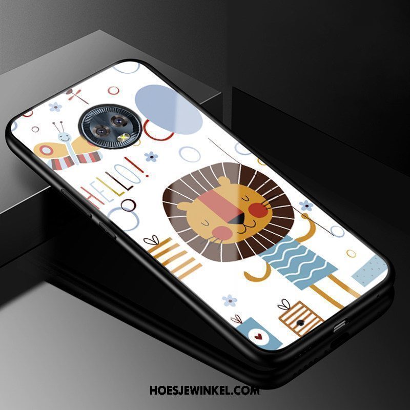 Moto G6 Hoesje Trendy Merk Zacht Siliconen, Moto G6 Hoesje Anti-fall Mobiele Telefoon
