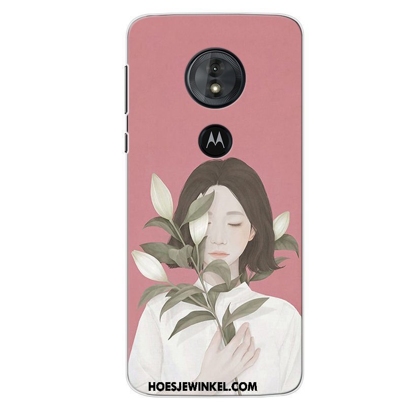 Moto G6 Play Hoesje Anti-fall All Inclusive Kunst, Moto G6 Play Hoesje Mini Bescherming