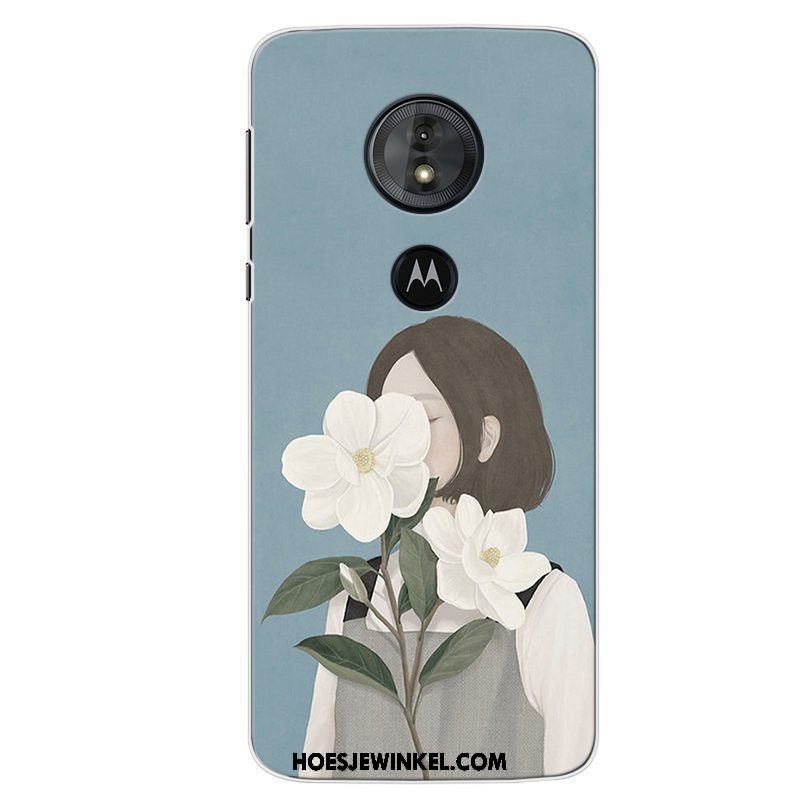 Moto G6 Play Hoesje Anti-fall All Inclusive Kunst, Moto G6 Play Hoesje Mini Bescherming