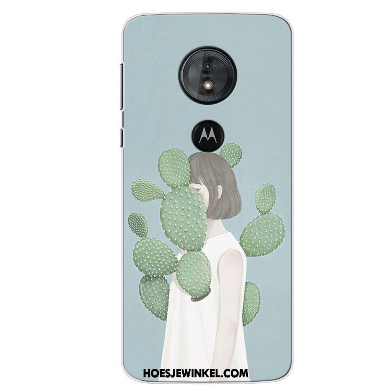 Moto G6 Play Hoesje Anti-fall All Inclusive Kunst, Moto G6 Play Hoesje Mini Bescherming