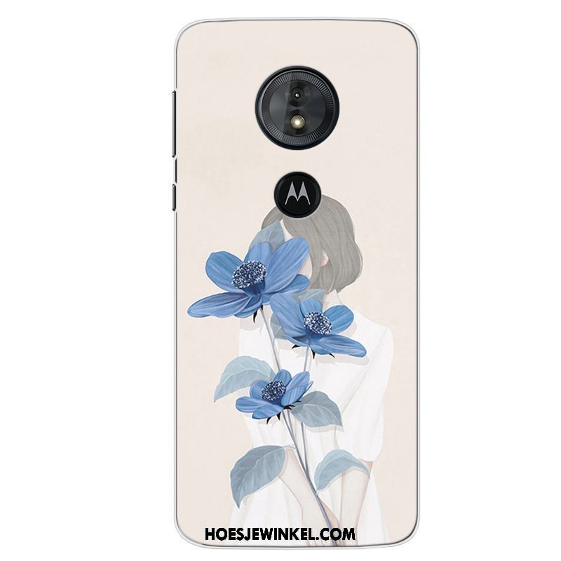 Moto G6 Play Hoesje Anti-fall All Inclusive Kunst, Moto G6 Play Hoesje Mini Bescherming