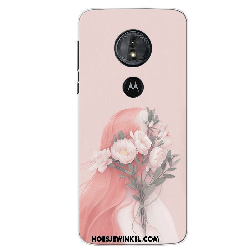 Moto G6 Play Hoesje Anti-fall All Inclusive Kunst, Moto G6 Play Hoesje Mini Bescherming