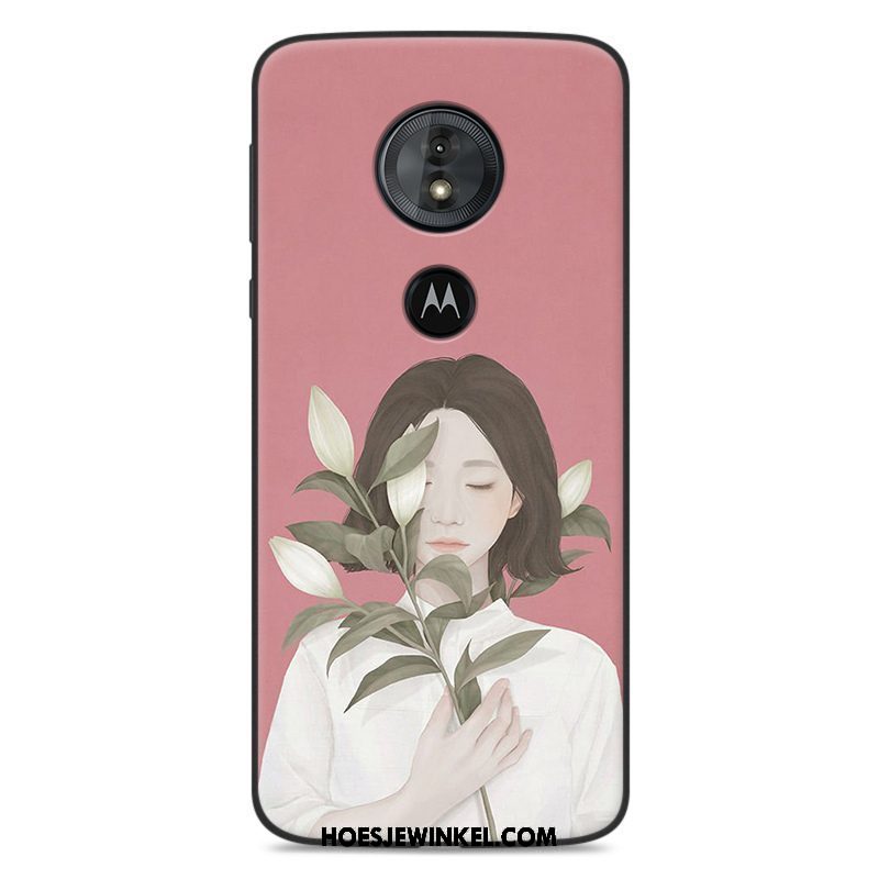 Moto G6 Play Hoesje Siliconen Mobiele Telefoon All Inclusive, Moto G6 Play Hoesje Mini Kunst