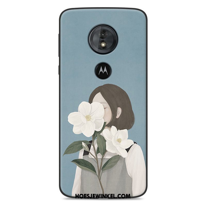 Moto G6 Play Hoesje Siliconen Mobiele Telefoon All Inclusive, Moto G6 Play Hoesje Mini Kunst