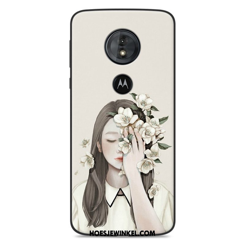 Moto G6 Play Hoesje Siliconen Mobiele Telefoon All Inclusive, Moto G6 Play Hoesje Mini Kunst