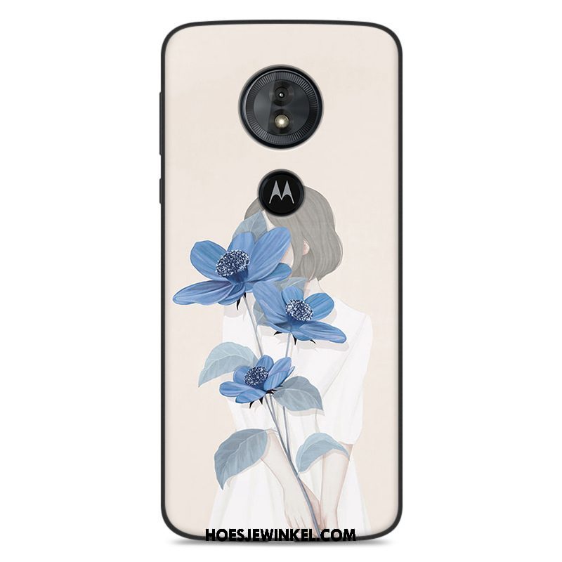 Moto G6 Play Hoesje Siliconen Mobiele Telefoon All Inclusive, Moto G6 Play Hoesje Mini Kunst