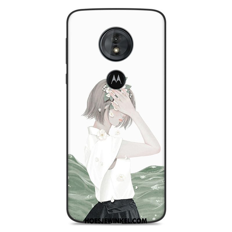 Moto G6 Play Hoesje Siliconen Mobiele Telefoon All Inclusive, Moto G6 Play Hoesje Mini Kunst