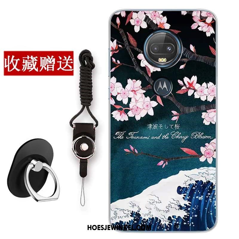 Moto G7 Hoesje Mobiele Telefoon Kunst Hoes, Moto G7 Hoesje Vintage Anti-fall