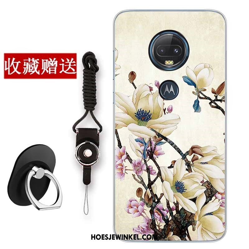 Moto G7 Hoesje Mobiele Telefoon Kunst Hoes, Moto G7 Hoesje Vintage Anti-fall