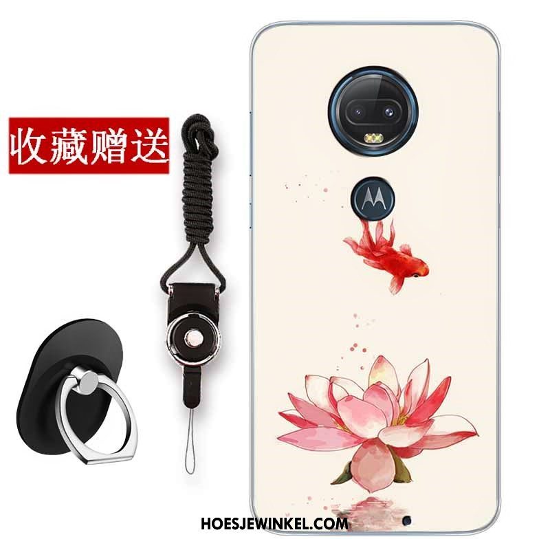 Moto G7 Hoesje Mobiele Telefoon Kunst Hoes, Moto G7 Hoesje Vintage Anti-fall