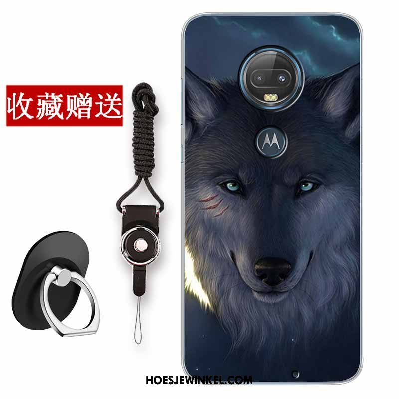 Moto G7 Hoesje Scheppend Vintage Chinese Stijl, Moto G7 Hoesje Hoes All Inclusive