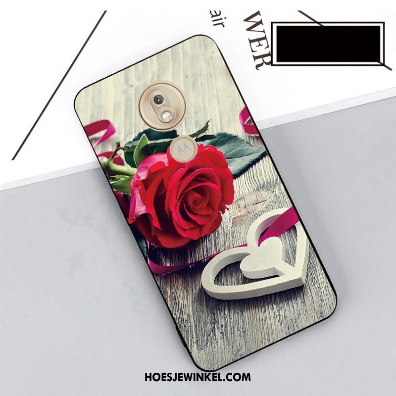 Moto G7 Play Hoesje Bescherming Hoes Mobiele Telefoon, Moto G7 Play Hoesje Hanger Rood