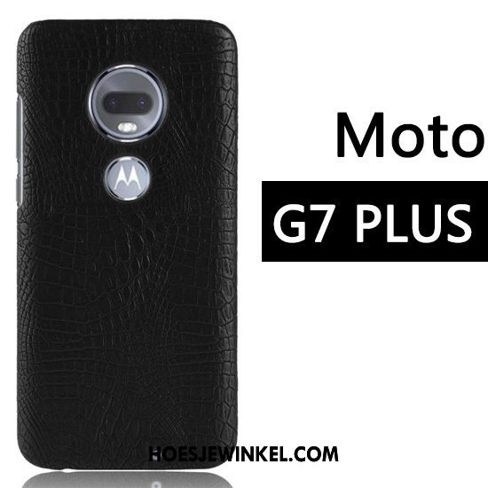 Moto G7 Plus Hoesje Bescherming Anti-fall Bedrijf, Moto G7 Plus Hoesje Mobiele Telefoon Rood