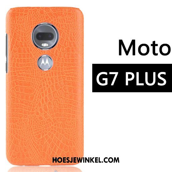 Moto G7 Plus Hoesje Bescherming Anti-fall Bedrijf, Moto G7 Plus Hoesje Mobiele Telefoon Rood