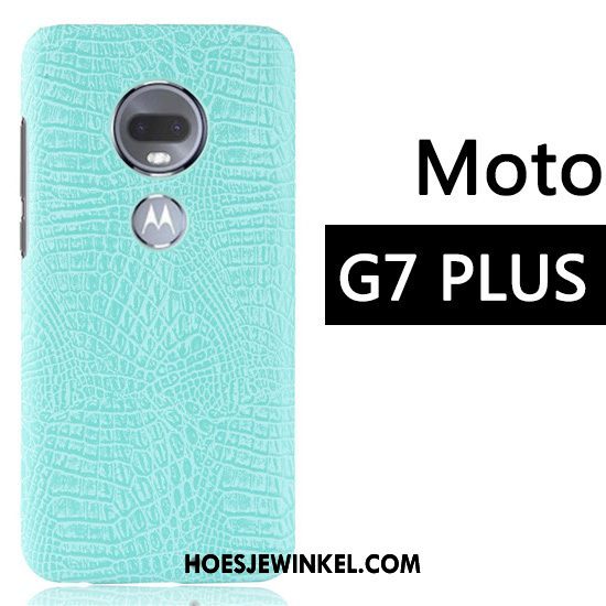 Moto G7 Plus Hoesje Bescherming Anti-fall Bedrijf, Moto G7 Plus Hoesje Mobiele Telefoon Rood