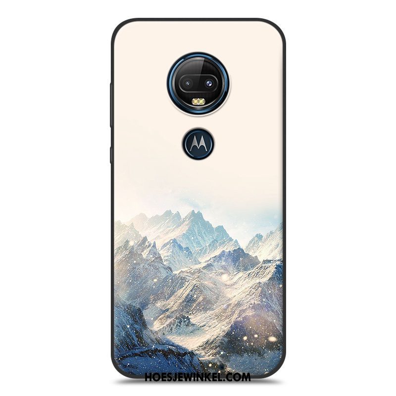 Moto G7 Plus Hoesje Hoes Nieuw Geschilderd, Moto G7 Plus Hoesje Zacht Mobiele Telefoon