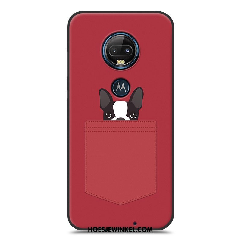 Moto G7 Plus Hoesje Mobiele Telefoon Schrobben Bescherming, Moto G7 Plus Hoesje Groen Hoes