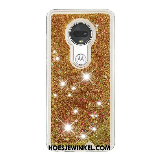 Moto G7 Plus Hoesje Roze Hanger Mobiele Telefoon, Moto G7 Plus Hoesje Gasbag Drijfzand