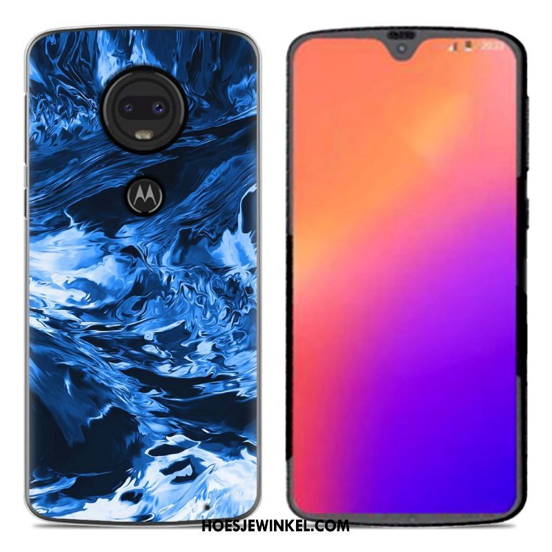 Moto G7 Plus Hoesje Zacht Mobiele Telefoon Siliconenhoesje, Moto G7 Plus Hoesje Nieuw Trend