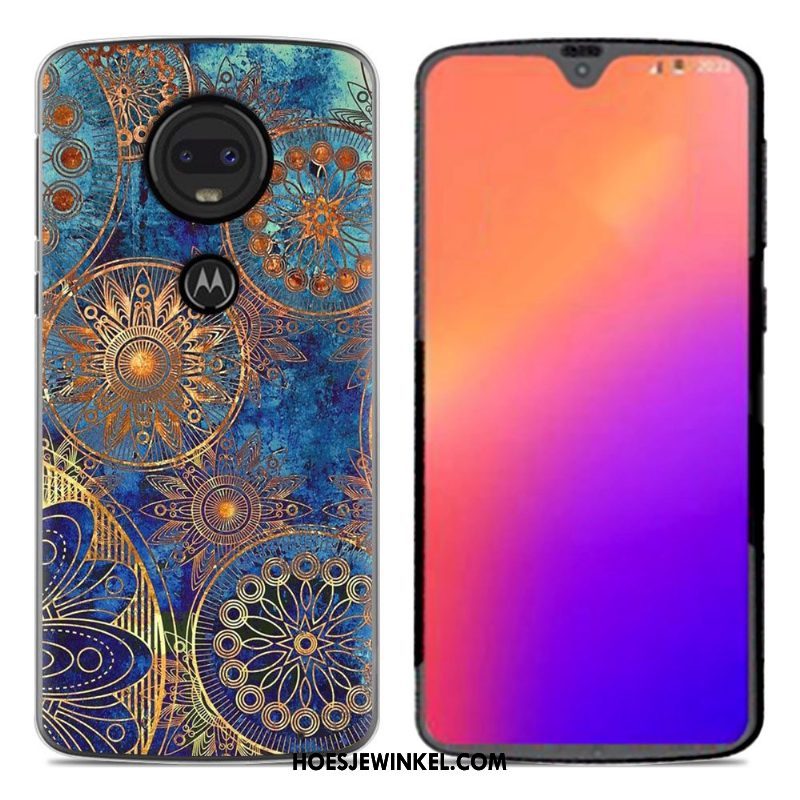 Moto G7 Plus Hoesje Zacht Mobiele Telefoon Siliconenhoesje, Moto G7 Plus Hoesje Nieuw Trend