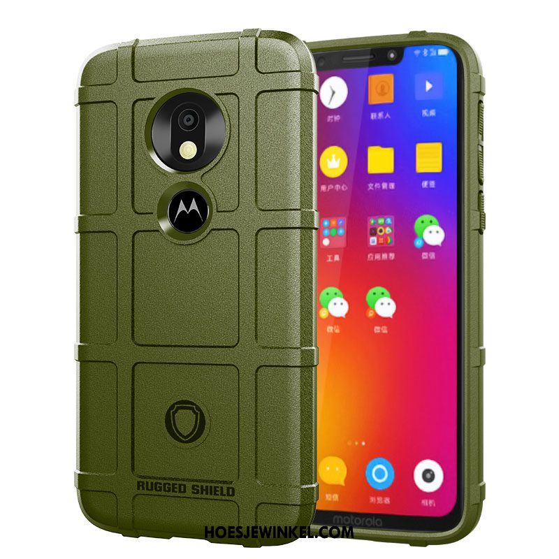 Moto G7 Power Hoesje Antislip Nieuw Patroon, Moto G7 Power Hoesje Trendy Merk Dikke