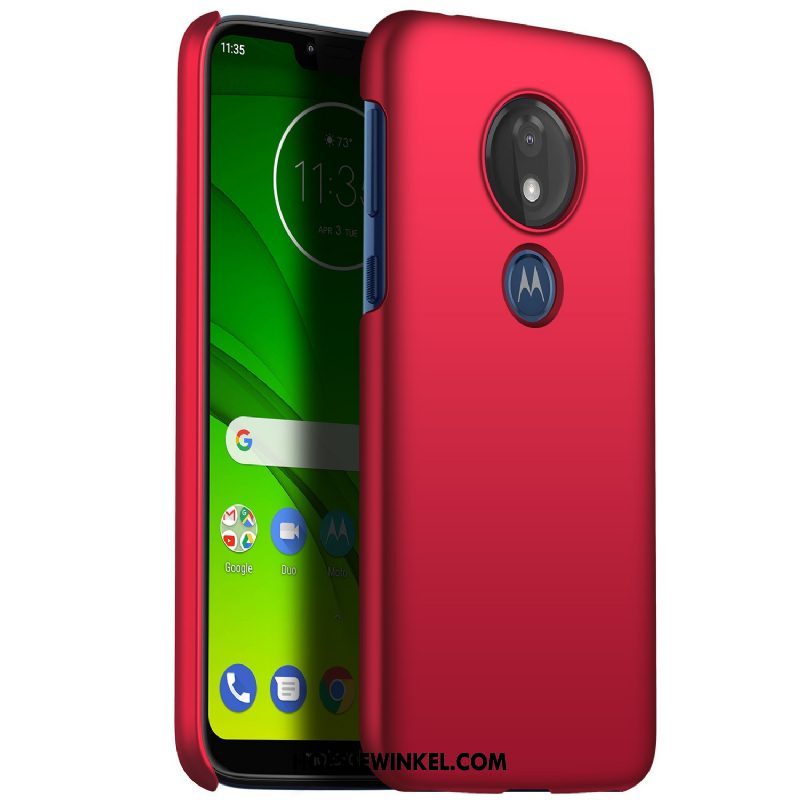 Moto G7 Power Hoesje Dun Gladde Mobiele Telefoon, Moto G7 Power Hoesje All Inclusive Groen Beige