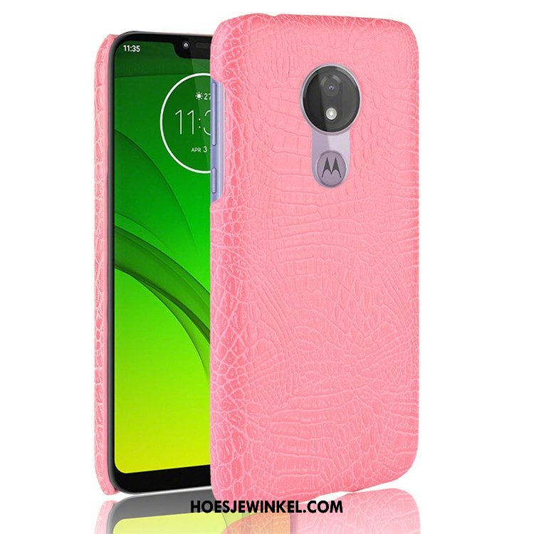 Moto G7 Power Hoesje Mobiele Telefoon Hoes Bescherming, Moto G7 Power Hoesje Hard Zwart