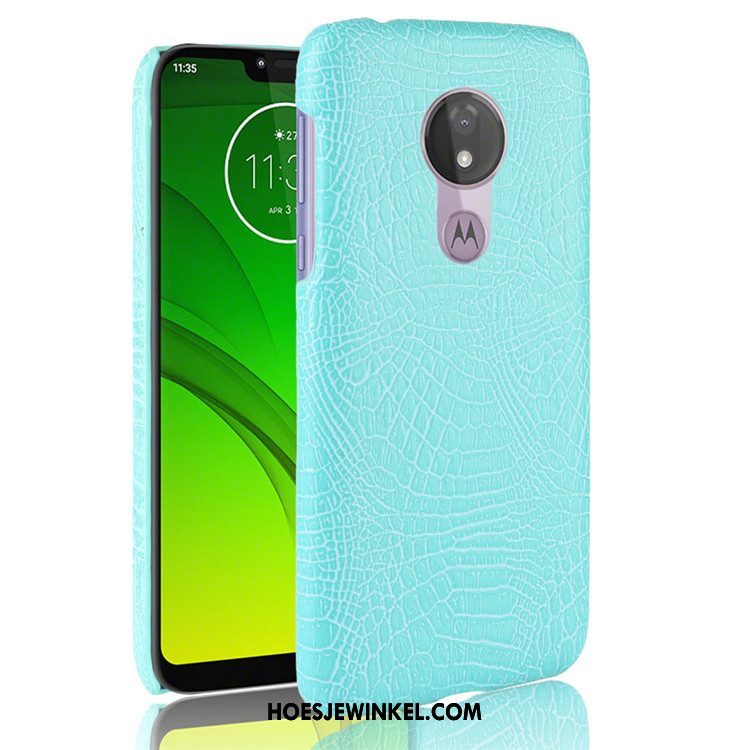 Moto G7 Power Hoesje Mobiele Telefoon Hoes Bescherming, Moto G7 Power Hoesje Hard Zwart