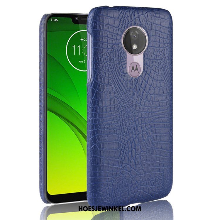 Moto G7 Power Hoesje Mobiele Telefoon Hoes Bescherming, Moto G7 Power Hoesje Hard Zwart