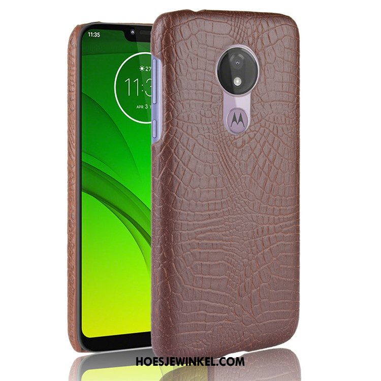 Moto G7 Power Hoesje Mobiele Telefoon Hoes Bescherming, Moto G7 Power Hoesje Hard Zwart