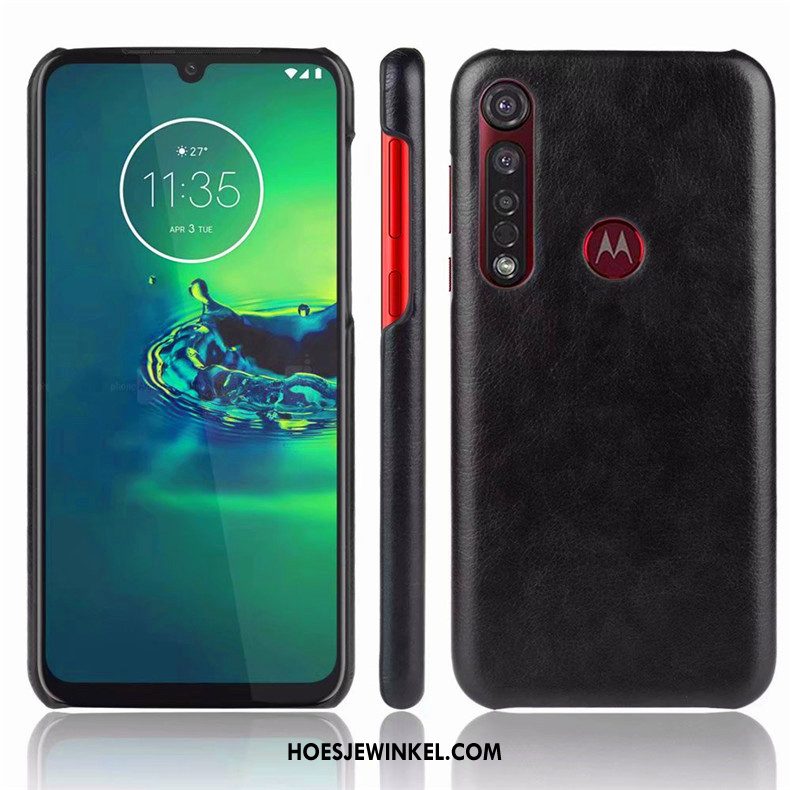 Moto G8 Plus Hoesje Eenvoudige Anti-fall Bescherming, Moto G8 Plus Hoesje Mobiele Telefoon Blauw