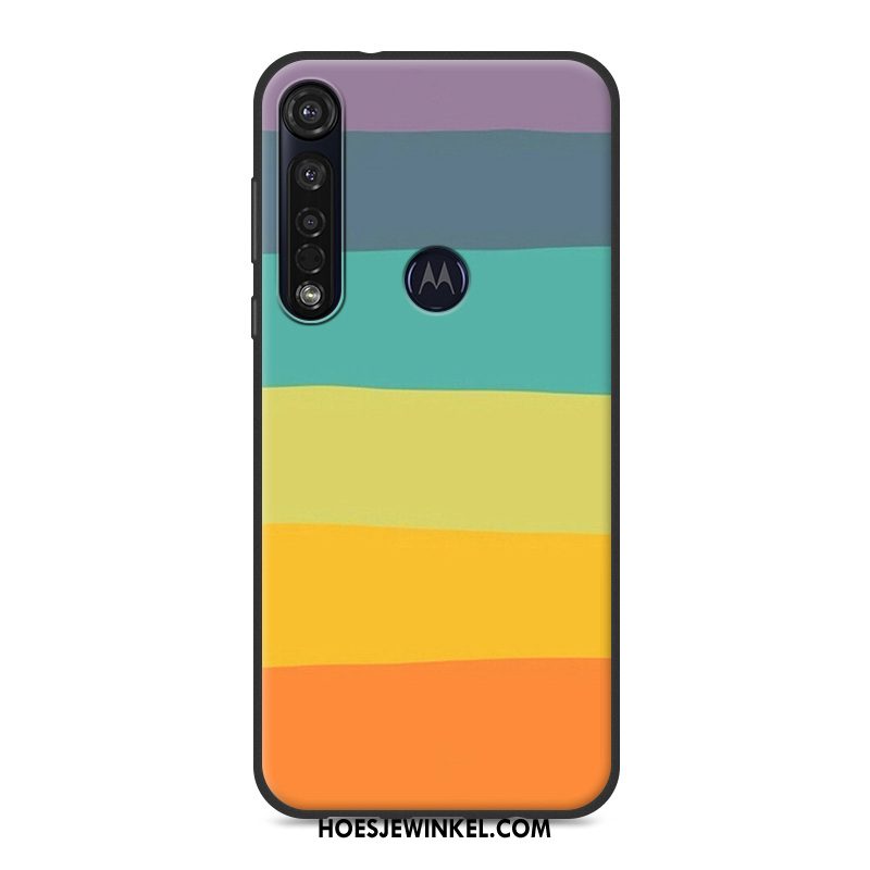 Moto G8 Plus Hoesje Mobiele Telefoon Hoes Zacht, Moto G8 Plus Hoesje Siliconen Landschap