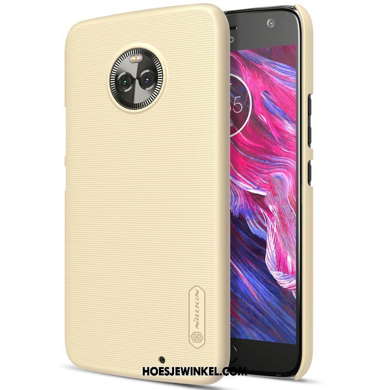 Moto X4 Hoesje Bescherming Hard Goud, Moto X4 Hoesje Anti-fall Hoes