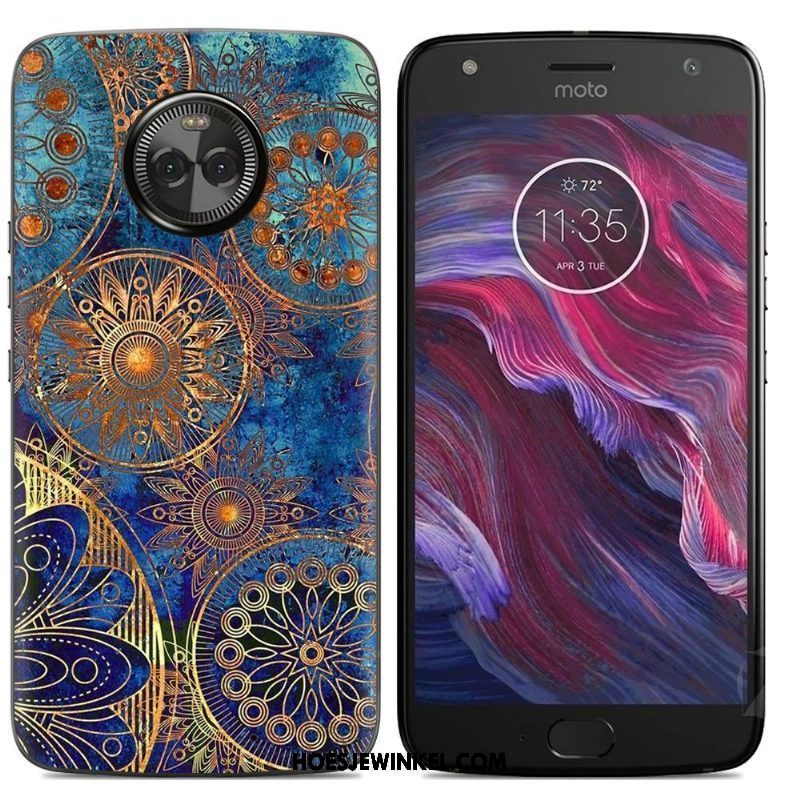 Moto X4 Hoesje Geschilderd Mobiele Telefoon Spotprent, Moto X4 Hoesje Bescherming Siliconen