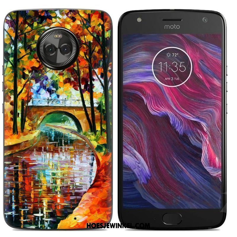 Moto X4 Hoesje Geschilderd Mobiele Telefoon Spotprent, Moto X4 Hoesje Bescherming Siliconen