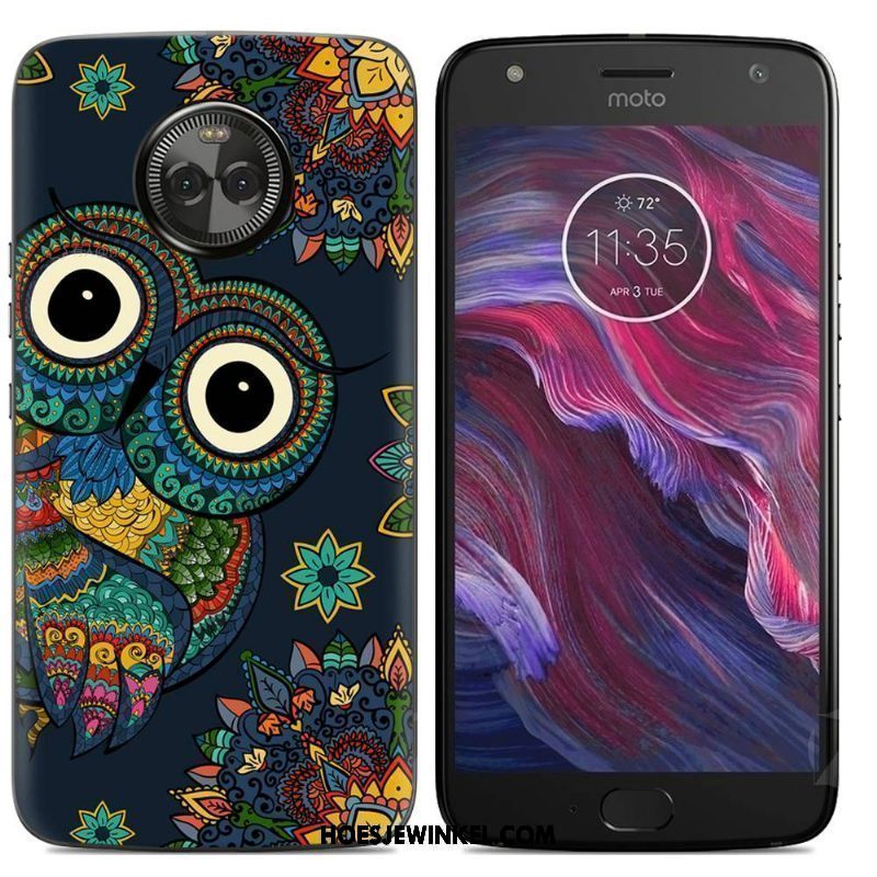 Moto X4 Hoesje Geschilderd Mobiele Telefoon Spotprent, Moto X4 Hoesje Bescherming Siliconen