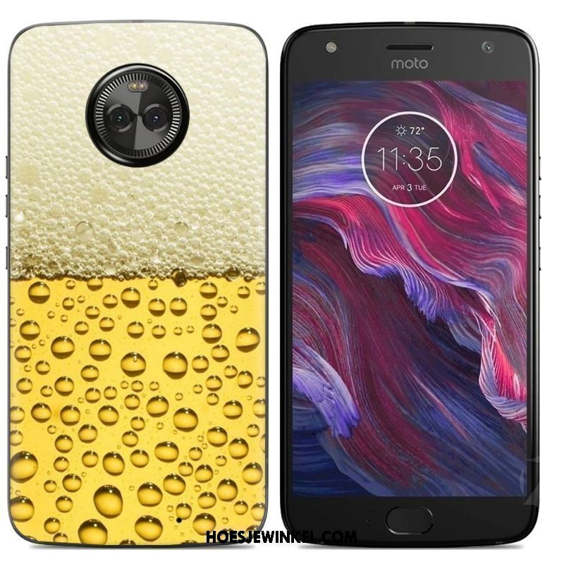 Moto X4 Hoesje Geschilderd Mobiele Telefoon Spotprent, Moto X4 Hoesje Bescherming Siliconen