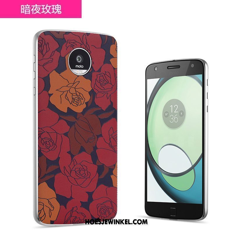 Moto Z2 Play Hoesje Achterklep Mobiele Telefoon Blauw, Moto Z2 Play Hoesje