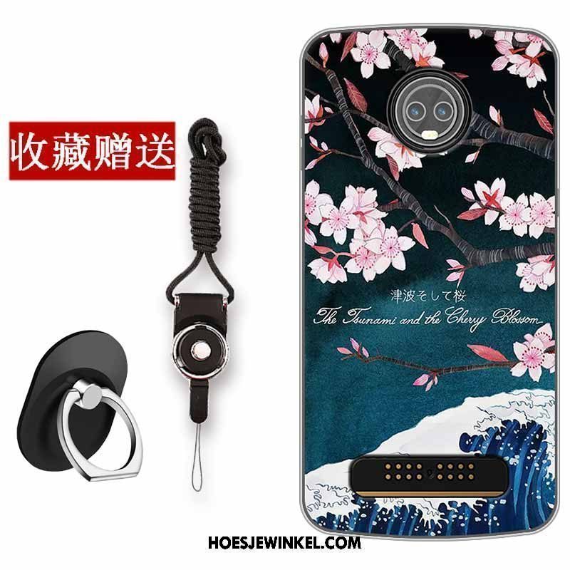 Moto Z3 Play Hoesje All Inclusive Bescherming Hoes, Moto Z3 Play Hoesje Kunst Siliconen