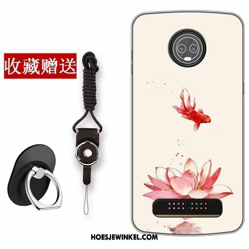 Moto Z3 Play Hoesje All Inclusive Bescherming Hoes, Moto Z3 Play Hoesje Kunst Siliconen