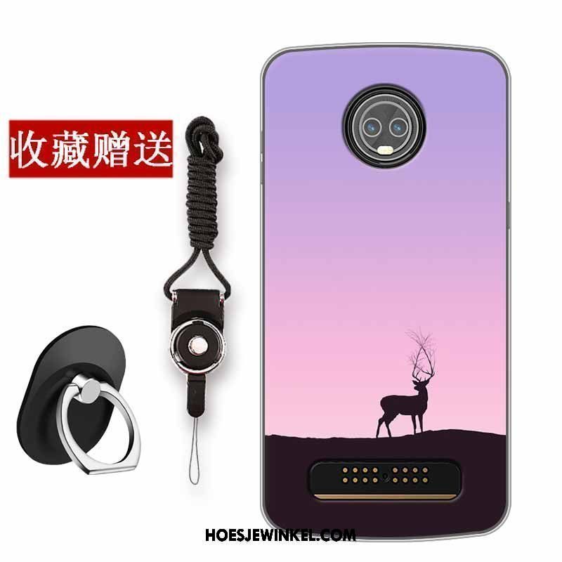 Moto Z3 Play Hoesje Bescherming Hoes Siliconen, Moto Z3 Play Hoesje Mobiele Telefoon All Inclusive