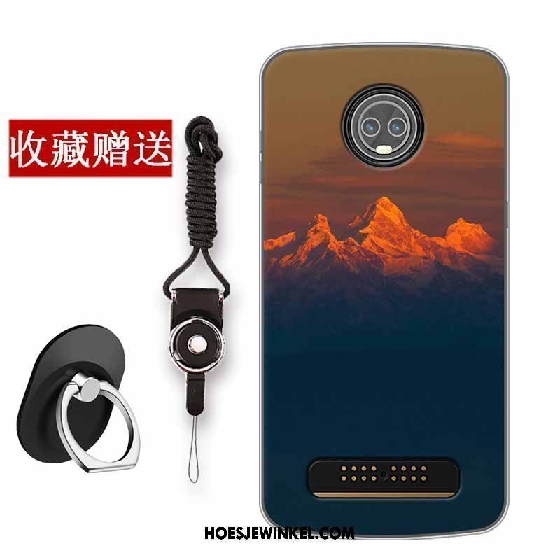 Moto Z3 Play Hoesje Bescherming Hoes Siliconen, Moto Z3 Play Hoesje Mobiele Telefoon All Inclusive